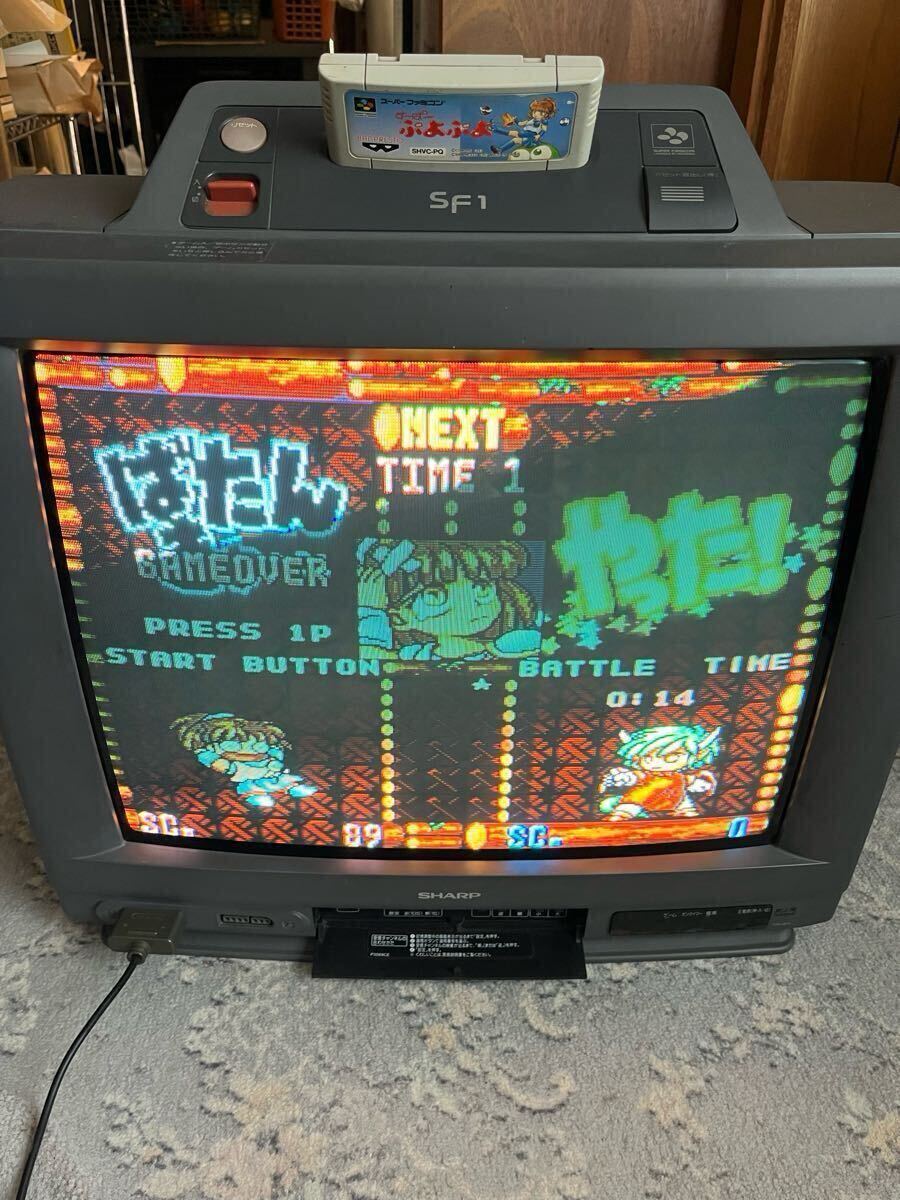 スーパーファミコン内蔵テレビ　ジャンク品 スーパーファミコン内蔵テレビ ジャンク品