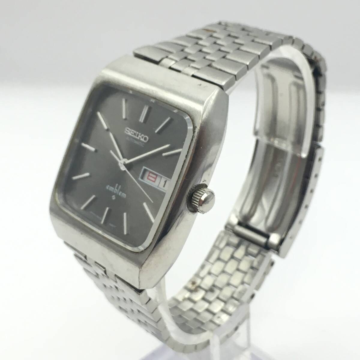 Q151-U29-290◎ 稼働 SEIKO セイコー Sii Union Y675-0160 自動巻き メンズ腕時計 60周年記念時計 裏スケルトン デイト ①