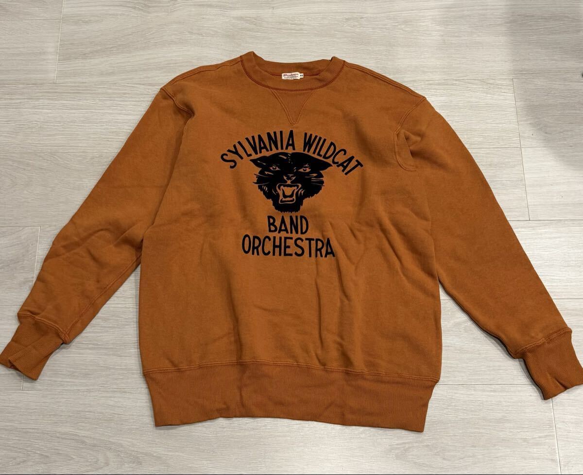 美品 バズリクソンズ ヴィンテージスエット ステンシル 染込み 日本製 米国古着 美品 バズリクソンズ ヴィンテージスエット ステンシル 染込み