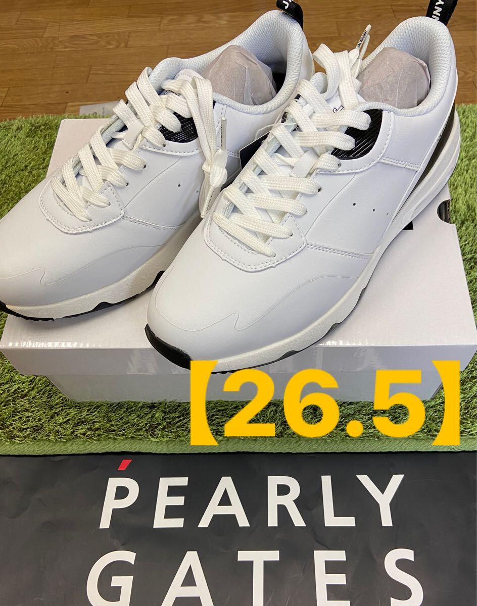 未使用 ジャックバニー エアーソール ゴルフシューズ 26.5 ホワイト Jack Bunny ジャックバニー ゴルフシューズ 白 【サイズ 26 5