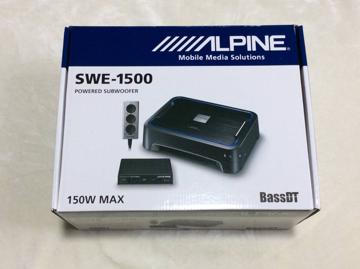 ALPINE SWE-1500 アルパイン パワードサブウーファー Amazon.co.jp: アルパイン(ALPINE) パワードサブウーファー 17cm