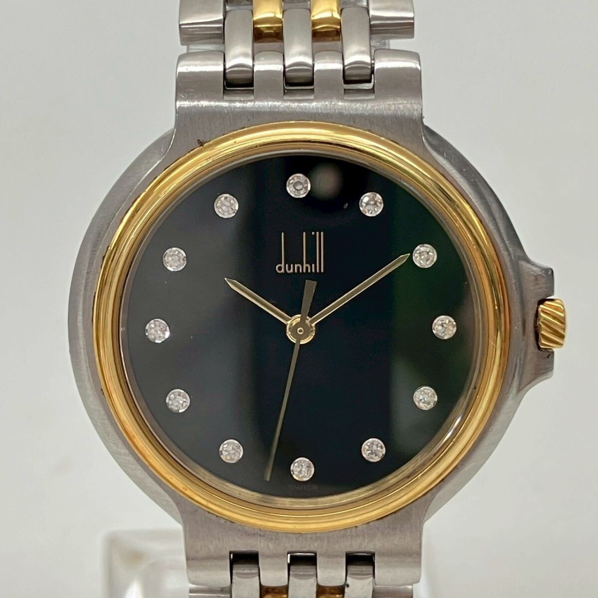 KK066ꕤdunhill ダンヒル 腕時計 3針 クォーツ ブラック KK066ꕤdunhill ダンヒル 腕時計 3針 クォーツ ブラック - メルカリ