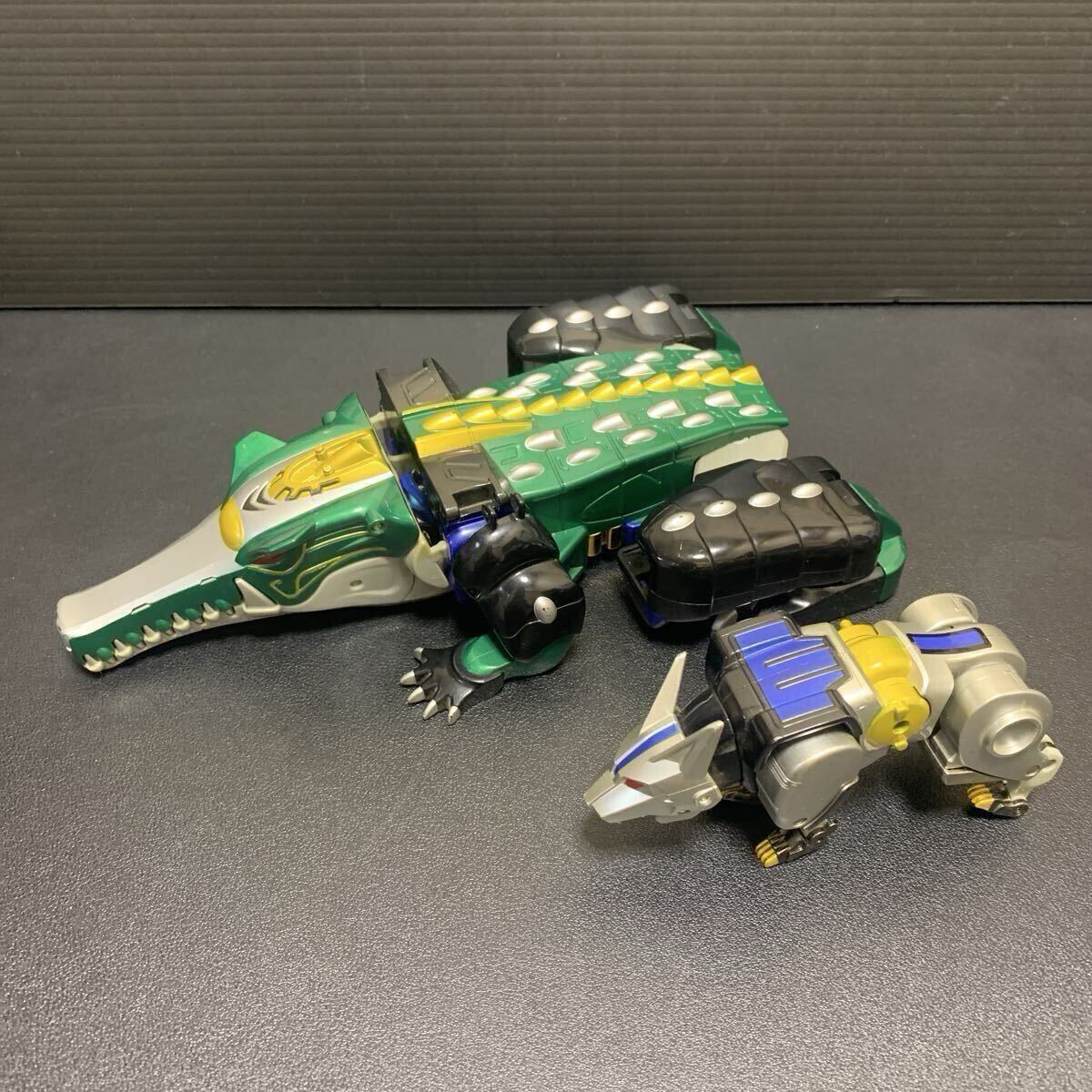 【ガオレンジャー】ガオリゲーター・ガオハンマーヘッド　ジャンク品 ジャンク バンダイ 百獣戦隊ガオレンジャー ガオリゲーター ガオ