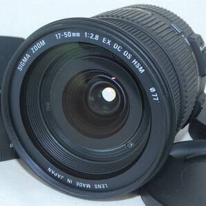 ★極美品★SIGMA シグマ AF 17-50mm F2.8 EX DC OS HSM 希少なシグマSAマウント フード付き♪