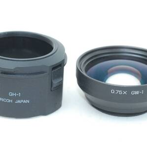 ★良品★RICOH リコー GW-1 + GH-1 ワイドコンバージョンレンズ♪