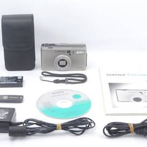 ★新品級★CONTAX コンタックス TVS DIGITAL チタンシルバー 大人気機種♪