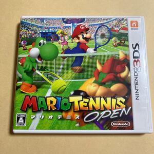 3DSソフト マリオテニス オープン MARIO TENNIS OPEN 通常版 ケースすれ、へこみあり