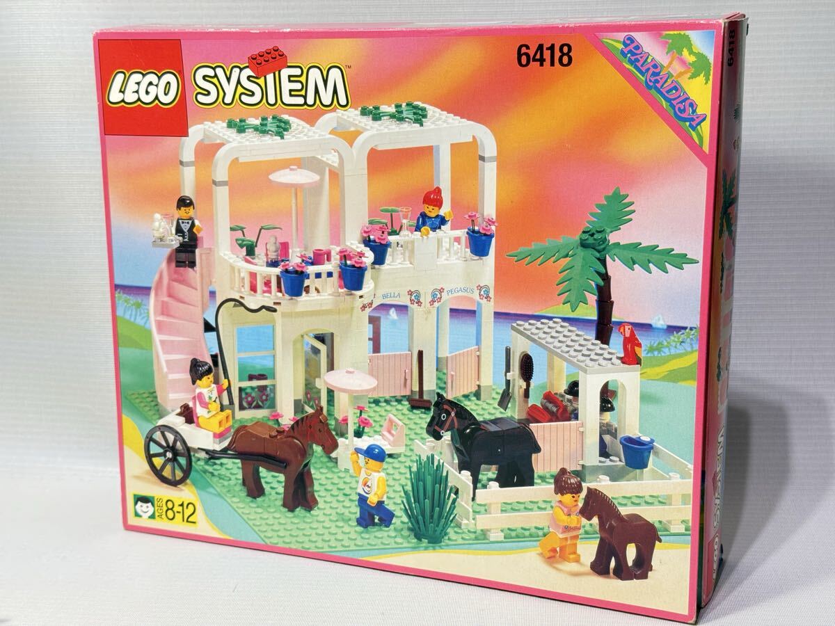 1996年　LEGO レゴ　6418 箱　説明書付き　 A ペガサスホテル パラ