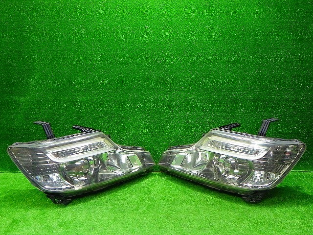 ホンダ　ステップワゴン　RK5 ヘッドライト左右セット 割れなし 左側】ホンダ RK型 ステップワゴン 前期 純正 ヘッド