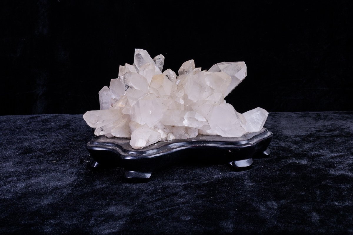 水晶クラスター　2.8キロ　鑑賞石　石　置物　オブジェ　インテリア 楽天市場】天然 黄金 水晶 クラスター 約37.1kg 高さ約39cm 送料