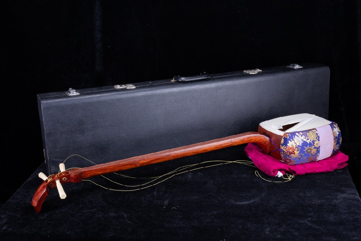 三味線　地唄用　中竿　※未使用 三味線 地唄用 中竿 ※未使用 2024080141.jpg