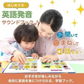 英語 サウンドブック 絵本 知育 英単語 モンテッソーリ 英語学習 幼児教育 子供 英語 絵本 幼児