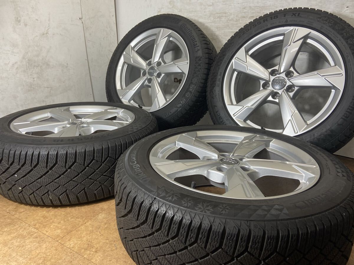 ■アウディ A6 純正■18インチ中古アルミホイール　4本 Yahoo!オークション -「アウディ a6 ホイール 18インチ」の落札