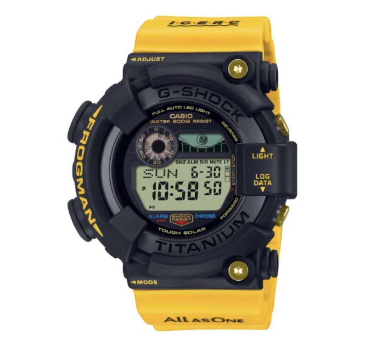 s*i様 【オークション】G-SHOCK FROGMAN チタン イエロー DW G-ショック DW-9900WC フロッグマン クリアイエロー FROGMAN