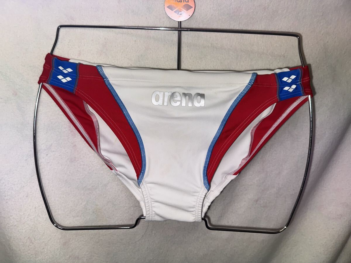 arena (アリーナ)競泳水着 ブルー×ホワイト　Vパン・競パン　L 競泳水着 Vパン 競パン L ARENA 競泳水着 Vパン 競パン L ARENA