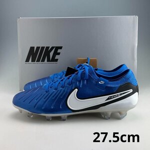 27.5m NIKE LEGEND10 ELITE FG DV4328-400 Nike Legend 10 Elite FG футбол шиповки натуральный газонная трава синий *