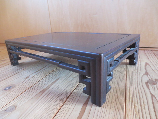 花台 唐木　紫檀　飾り台　香炉台　平卓　茶道具　華道具　盆栽台 2025年最新】Yahoo!オークション -唐木花台の中古品・新品・未