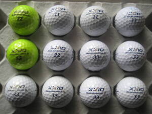 б/у товар Lost Ball Dunlop DUNLOP XXIO REBOUND DRIVEⅡ цвет смешивание 12 шт