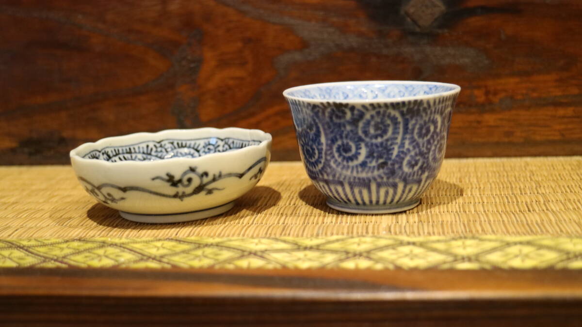 古伊万里 染付 柳紋陵花皿 六客 古伊万里 染付 柳紋陵花皿 六客 2025年最新】Yahoo!オークション -