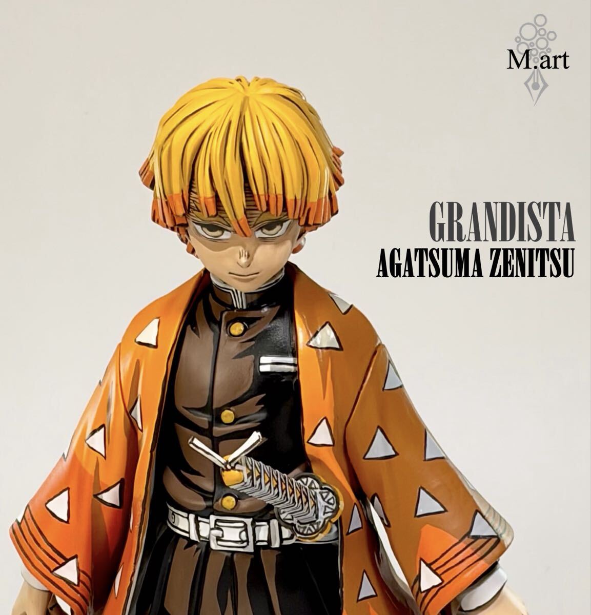 鬼滅の刃 我妻善逸 リペイント フィギュア 2次元 鬼滅の刃フィギュア 2次元リペイント 善逸 伊之助 鬼滅の刃