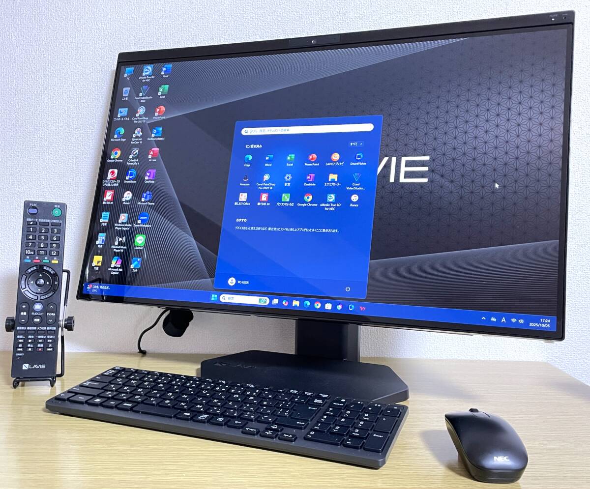【即使用可能】高性能NEC一体型PC Core i7搭載 SSD新品換装済み ミニPC Skynew K9 ファンレス