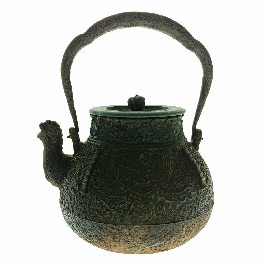 Yahoo!オークション -「鉄瓶 龍文堂」(アンティーク