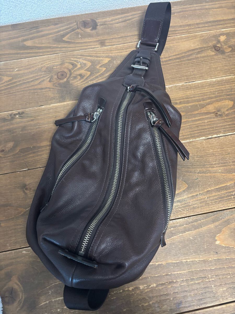 【美品】COACHコーチ　トンプソン　ボディバッグ　レザー　パンチング　ベージュ 楽天市場】コーチ トンプソン ボディバッグの通販