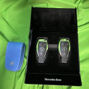 メルセデス ベンツ Mercedes-Benz スマートキー ブランクキー、キーケース付き@Y1