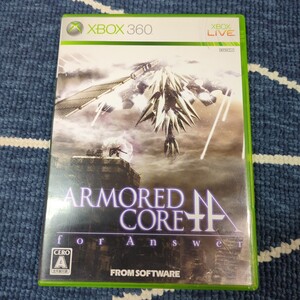 XBOX360ソフト アーマード・コア フォーアンサー ARMOREDCORE for Answer