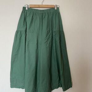 美品◆Ne-net ネネットロングキュロット ガウチョパンツ◆サイズ2◆グリーン