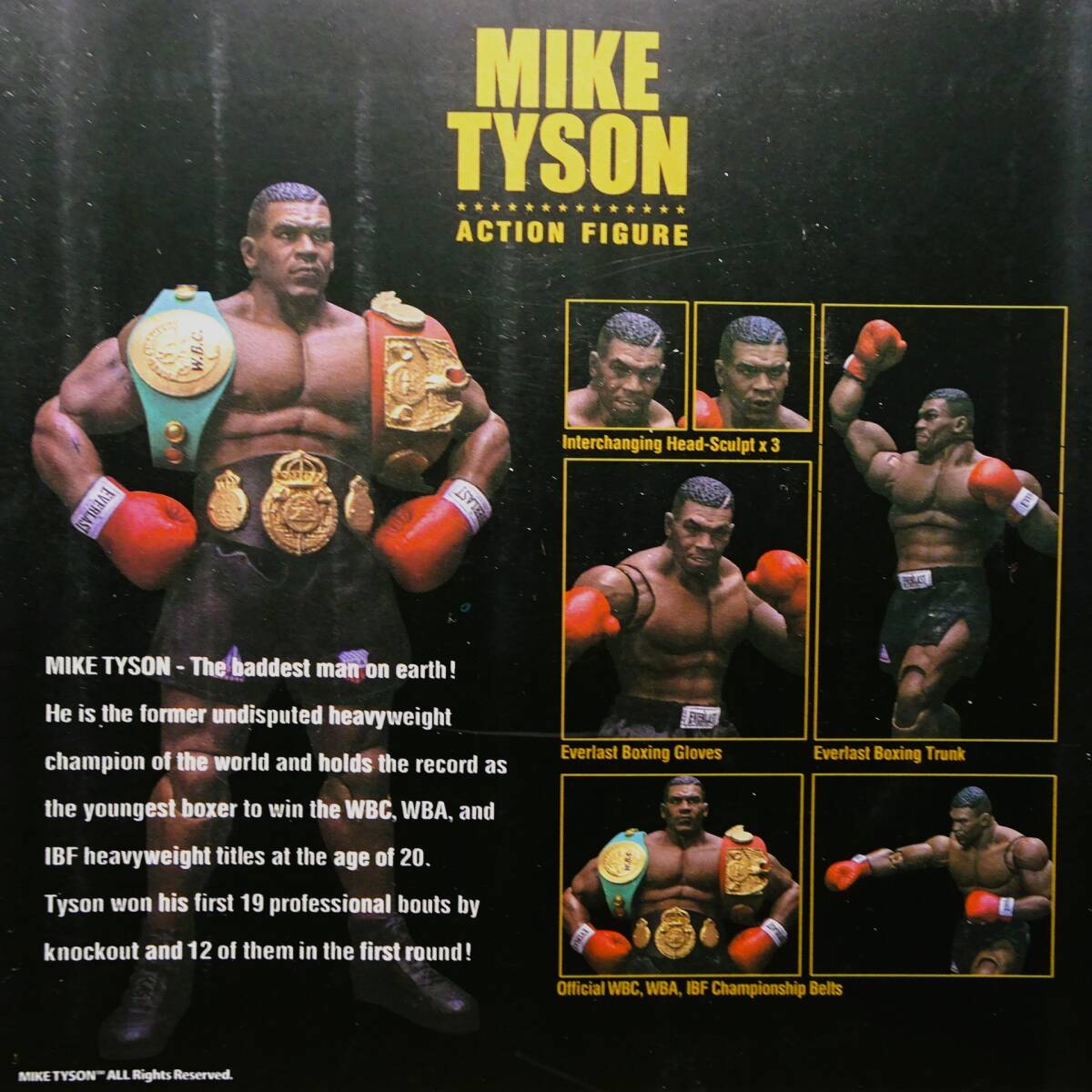 マイクタイソン、モハメドアリ2体セット全身 関節 可動 アクション フィギュア マイクタイソン、モハメドアリ2体セット全身 関節 可動