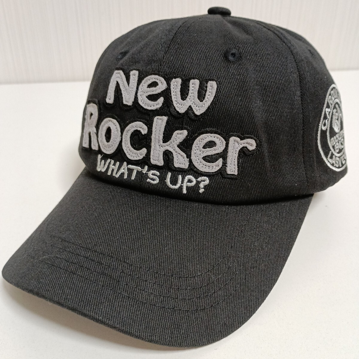 新品 New Rocker キャップ 野球帽 帽子 黒 コットンキャップ ユニセ