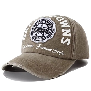 新品 BREAK DOWNS コットン キャップ 野球帽 帽子 カーキ ユニセックス メンズ レディース アメカジ ストリート