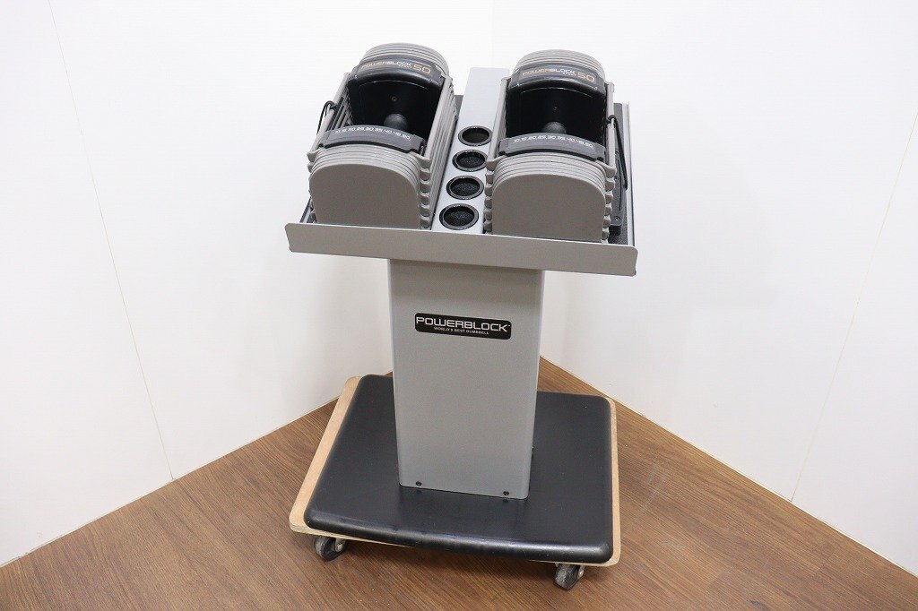 PowerBlock 可変式ダンベル 40kg 専用スタンド付き PowerBlock 可変式ダンベル 40kg 専用スタンド付き Amazon.co.jp