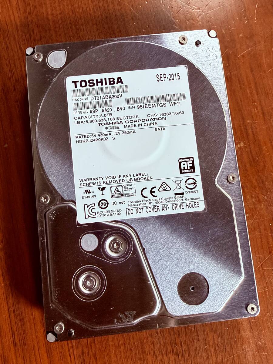 2025年最新】Yahoo!オークション -hdd 3tbの中古品・新品・未