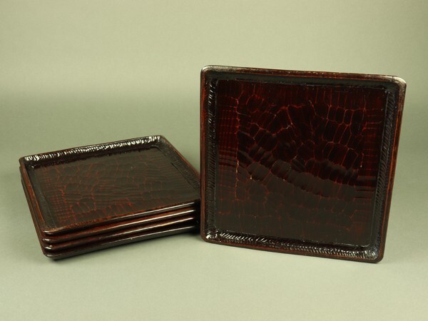 未使用 茶道具 服部俊夫造 松溜塗朱竹蒔絵 銘々皿 5客揃 底サイン 共箱 2025年最新】Yahoo!オークション -#服部(陶芸)の中古品・新品