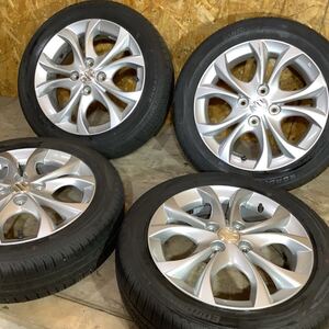 スズキ ソリオ 純正 15×4.5J +45 100/4H ROADSTONE EUROVIS HP02 165/60R15 夏 2022年製 4本セット 2本8.5分山 2本8分山