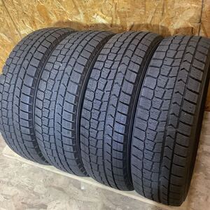 DUNLOP WINTER MAXX WM02 ダンロップ 165/65R15 スタッドレス 2018年製 4本セット 7〜8分山 プリウス デリカD2 ソリオ