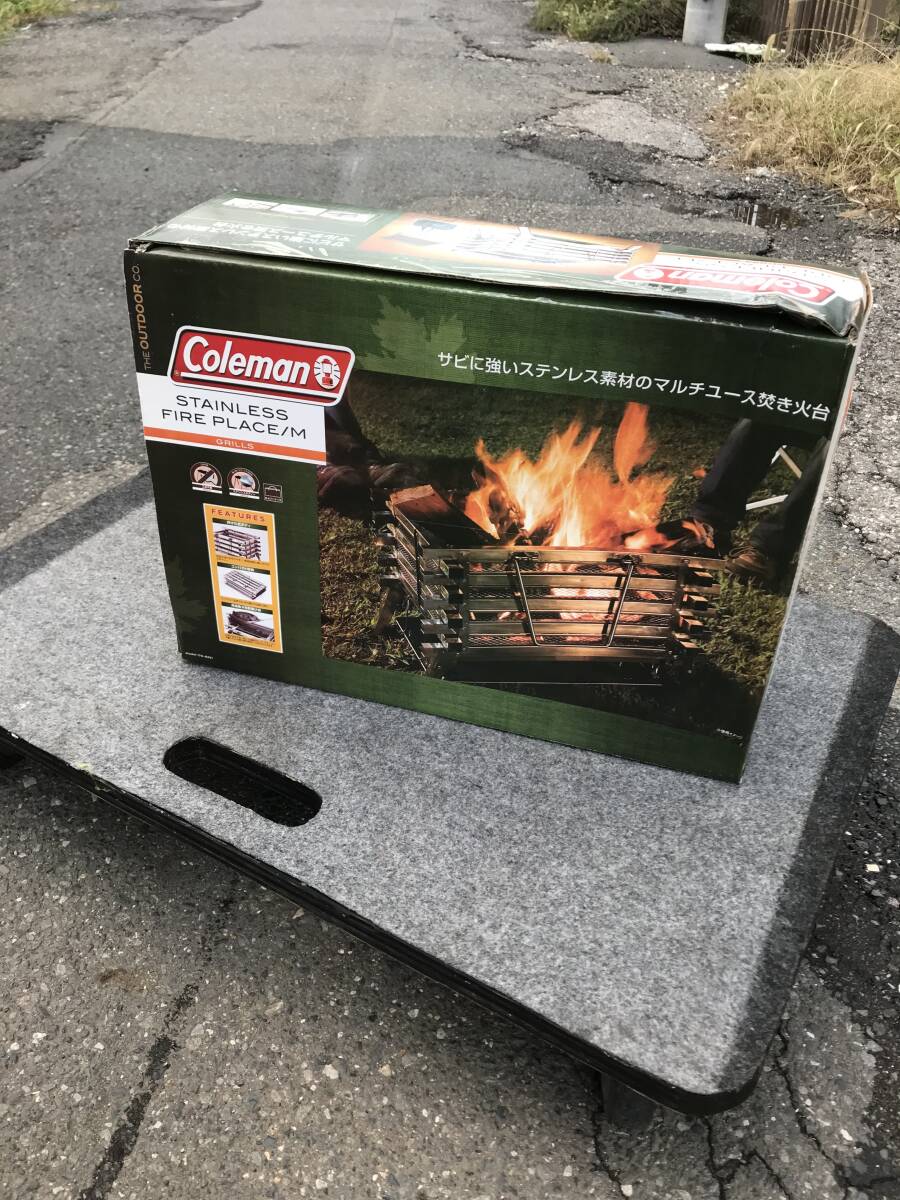 Coleman ステンレスファイアープレイス 170‑9198（箱あり・未使用） コールマン ステンレスファイアープレイス 170-9198 価格比較