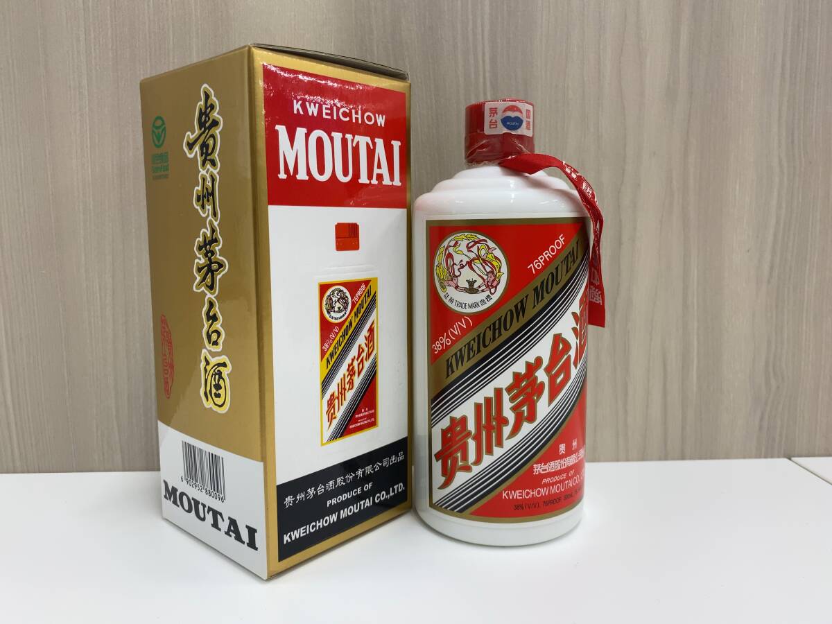 ウ*リ様 【新品未開栓】貴州茅台酒　MAOTAIマオタイ　白酒中国酒53%（20 貴州茅台酒 マオタイ酒 MOUTAI 53度 500ml 中国 白酒/焼酒/火酒