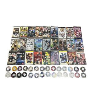 【ギ1030-12】プレイステーション PSPソフト UMD付き 大量まとめ売り 約58本 ゲームソフトモンスターハンター ペルソナ等 動作未確認