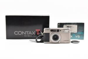 元箱付 ★極上美品★ CONTAX コンタックス TVS DATA BACK Vario Sonnar 3.5-6.5/28-56mm T* コンパクトフィルム カメラ (5100)