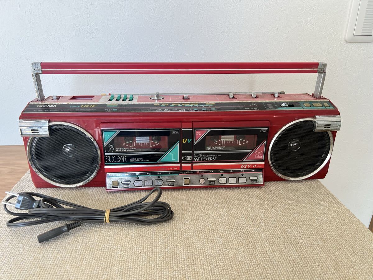 東芝ＭＤラジカセ レトロ アンティーク Yahoo!オークション -「レトロラジカセ東芝」の落札相場・落札価格