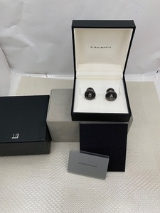 ☆1000円セール☆dunhill ダンヒル カフス スーツ 紳士 ビジネス アクセサリー 小物 箱付き◆9402