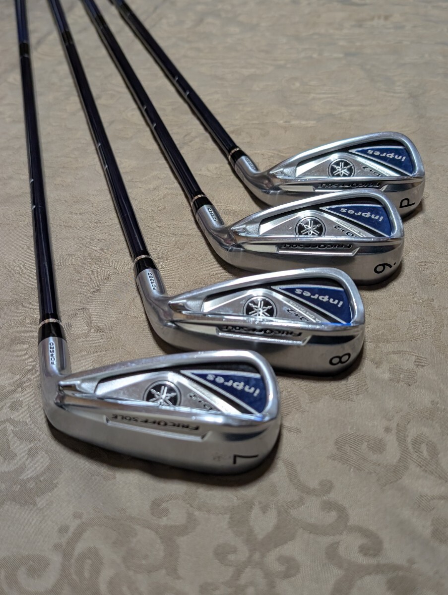 【良品】ヤマハ インプレス UD+2 2019 メンズアイアンセット 7本 R inpres ☆YAMAHA [ヤマハ] インプレス UD+2 アイアン 4本セット