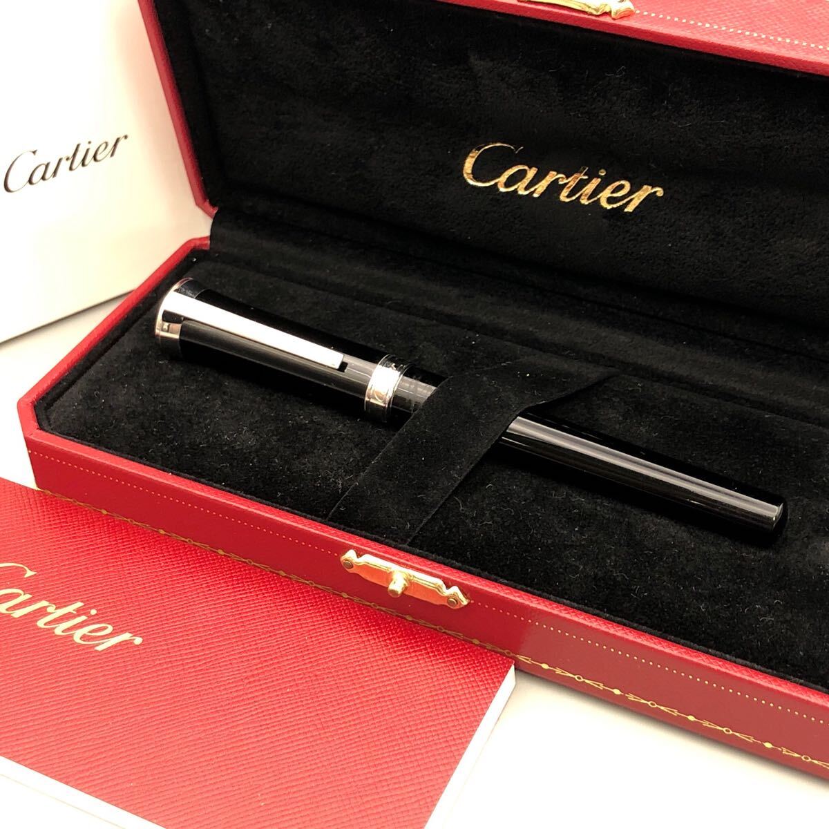 黒い万年筆 ケース付き カルティエ ボールペン 新品未使用 詳細ページ | 万年筆 ボールペンなど高級筆記具の販売・買取