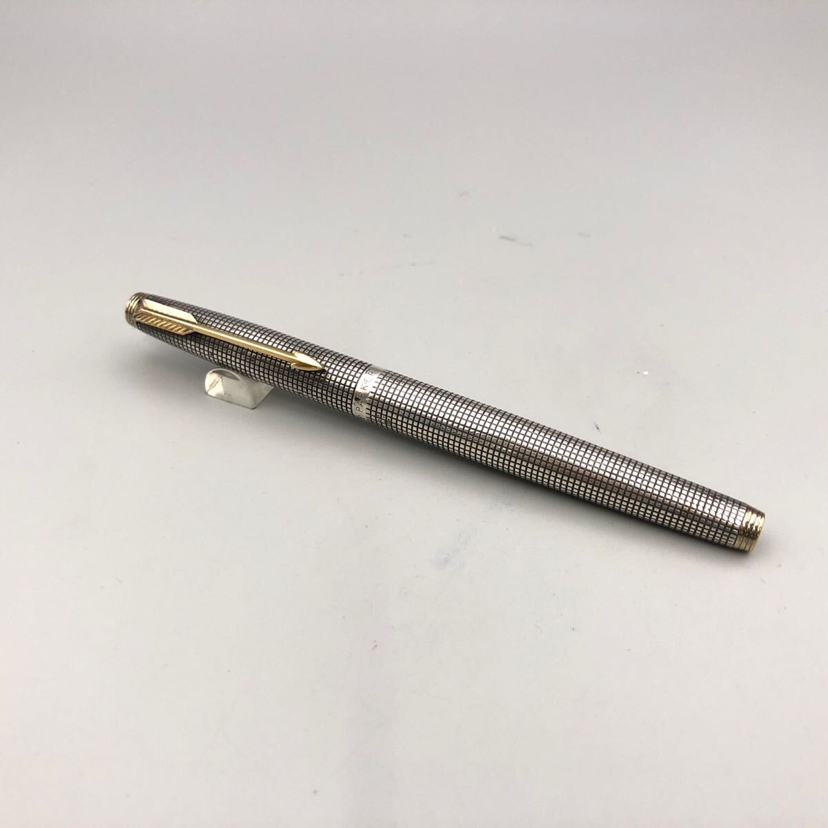 パーカー75 シズレ キャップ&バレル 14K万年筆 未使用 ビンテージ品 PARKER パーカー万年筆 75 シズレ スターリングシルバー 14K F
