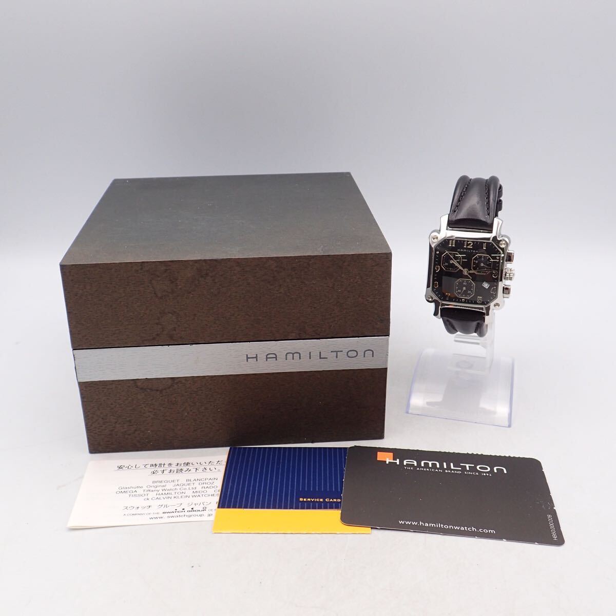 【美品/新品電池/箱】 ハミルトン ロイド クロノ スクエア 腕時計 2025年最新】ロイド ハミルトンの人気アイテム - メルカリ