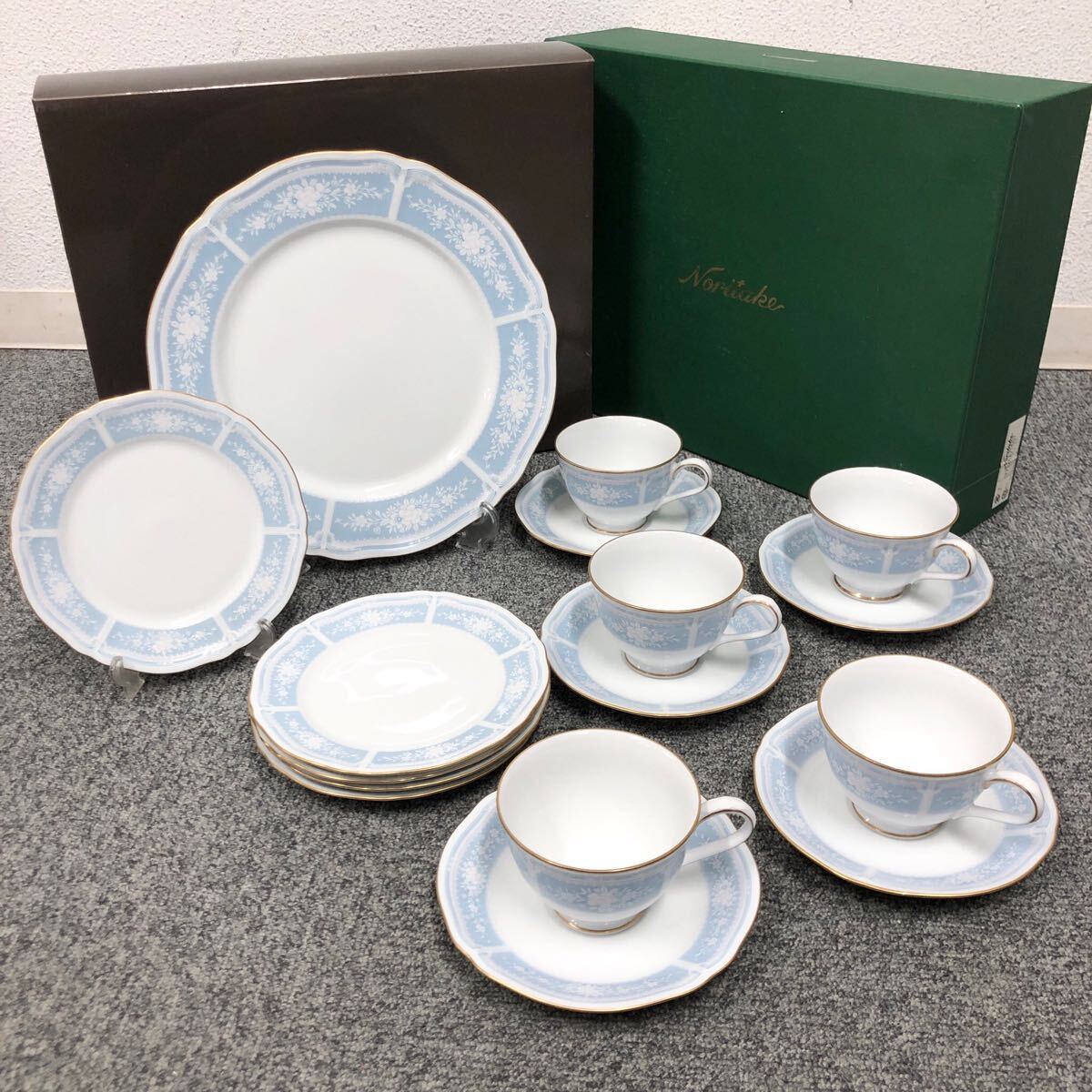 値下げ相談可【新品未使用】ノリタケレースウッドゴールド食器セット　合計26点 楽天市場】レースウッドゴールド パーティーセット ノリタケ