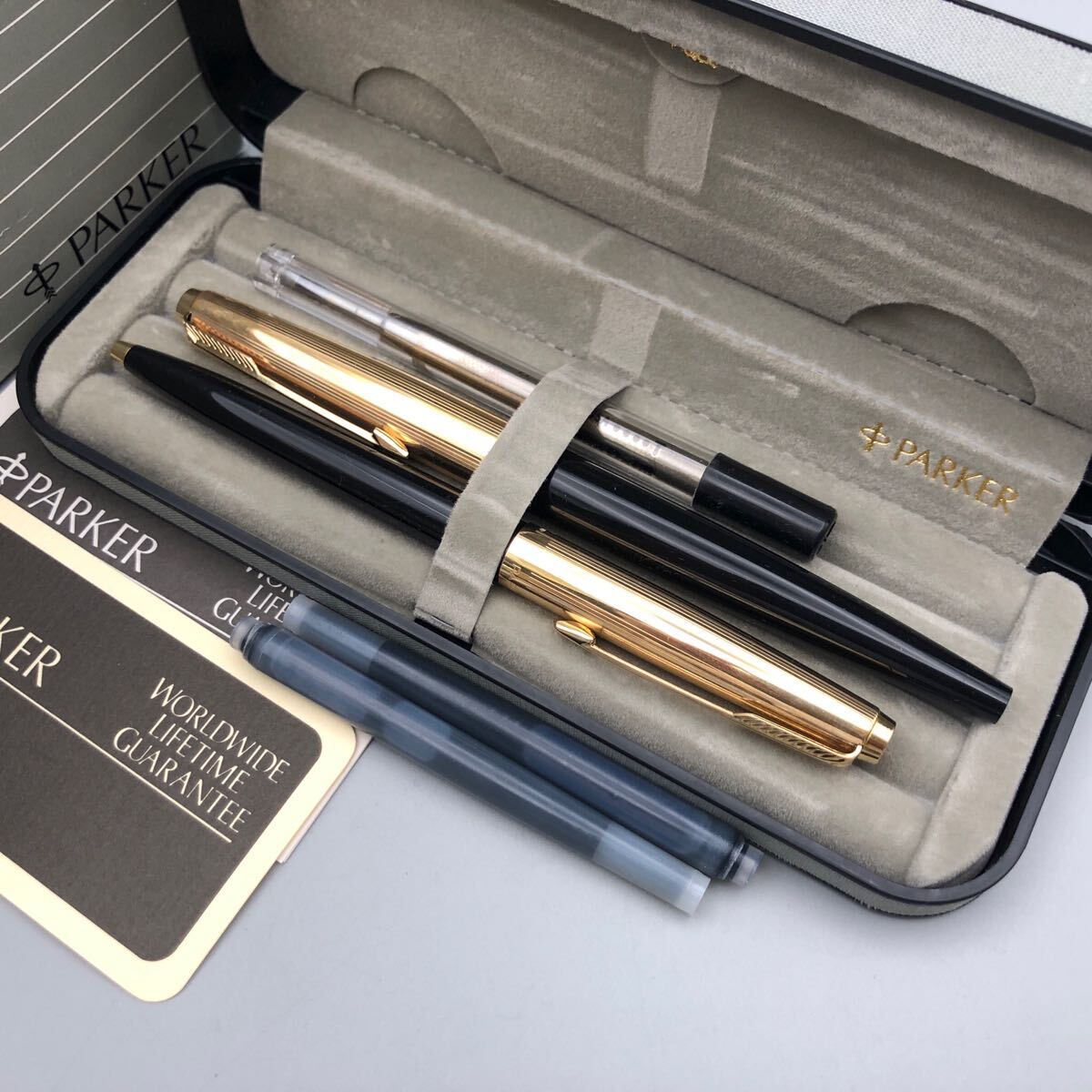 パーカー75 シズレ キャップ&バレル 14K万年筆 未使用 ビンテージ品 パーカー75 シズレ キャップ&バレル 14K万年筆 未使用